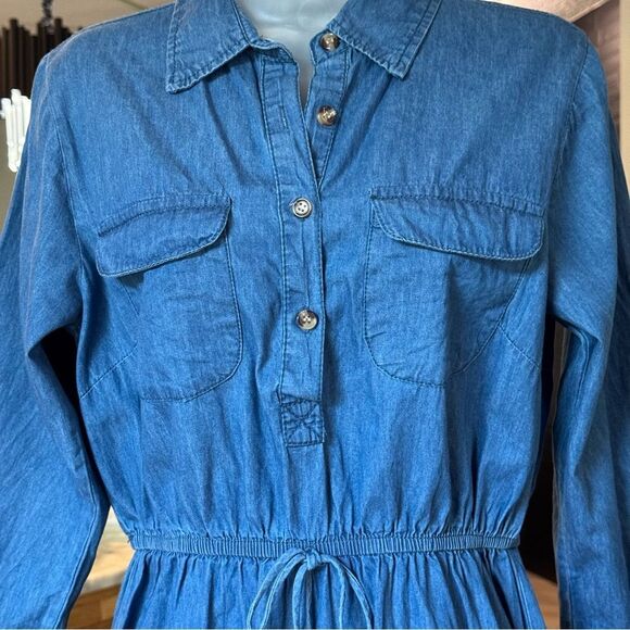 Speed Limit MPH Denim Mini Dress. Size Medium - Picture 4 of 14